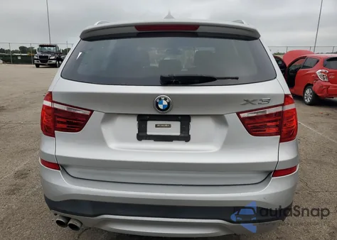 2017 BMW X3 Sdrive28I z USA, uszkodzony, nr VIN 5UXWZ7C53H0T43797